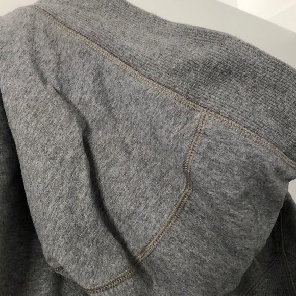 Lululemon light cotton hoodie size 10 light grey - Picture 4 of 12